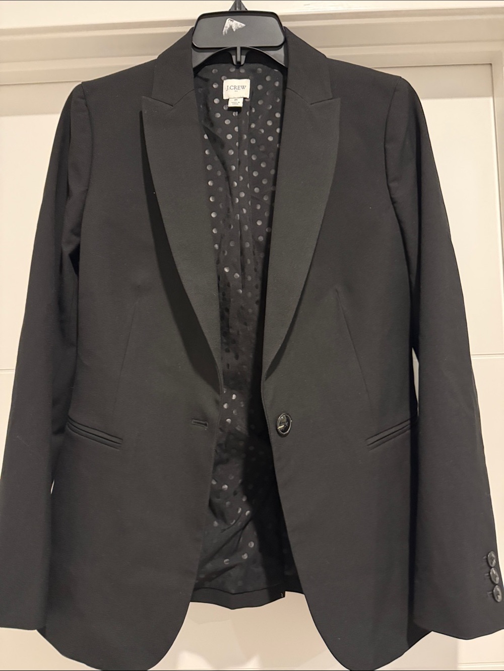 J. Crew Black Women's Single-Button Blazer